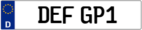 Truck License Plate